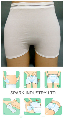 Maßgeschneiderte wiederverwendbare Pull Up Inkontinenzhosen mit hohem Niveau nahtlose Seitennähten